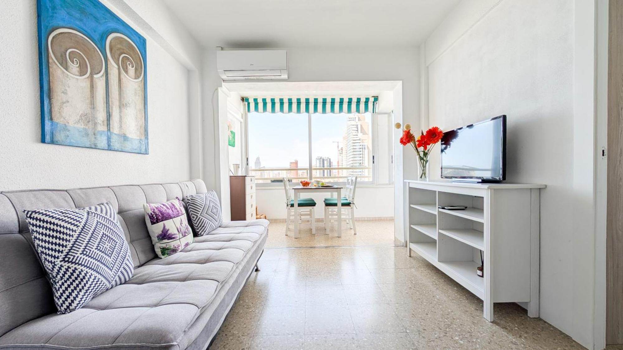 Pintor Sorolla Sea Front Apartment بينايدورم المظهر الخارجي الصورة
